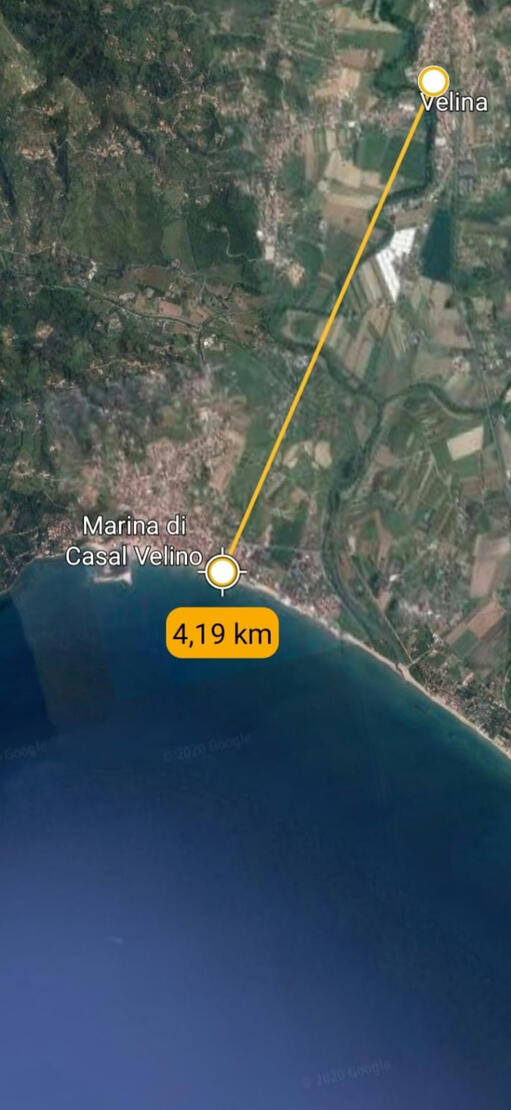 Distanza linea aria spiaggia